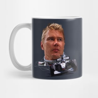 Mika Hakkinen low poly Mug